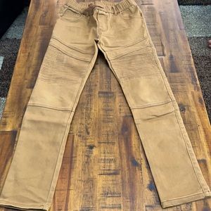 Boys Art Class skinny leg pants, tan, 12